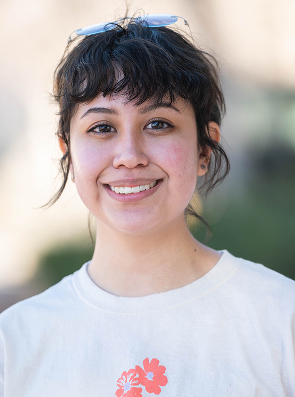 Natalie Morales an art student at NMSU