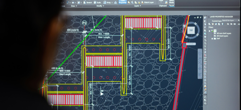 Chemical engineering formulas written on a window
