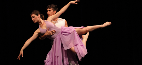 NMSU dancers perform during a rehearsal.