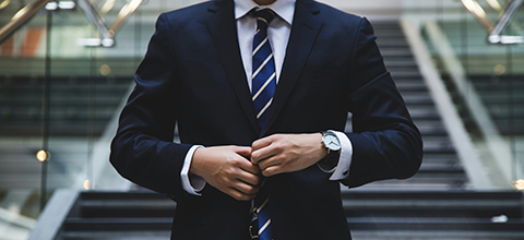 Man wearing a suit