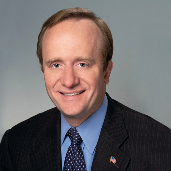 Paul Begala in professional clothing.